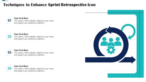 Techniques To Enhance Sprint Retrospective Icon Ppt Pictures Graphics