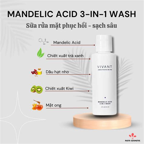 Vivant Mandelic Acid In Wash Puta Cosmetics