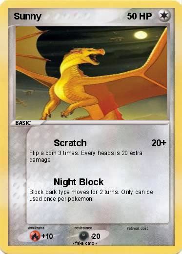 Wings of Fire Sunny Pokemon Card by teentitans3 on DeviantArt