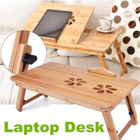 Mesa para pc portátil dobrável Mesa de colo Bandeja de jantar Notebooks