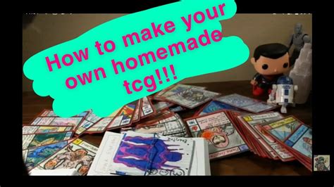 How To Make A Homemade Trading Card Game Youtube