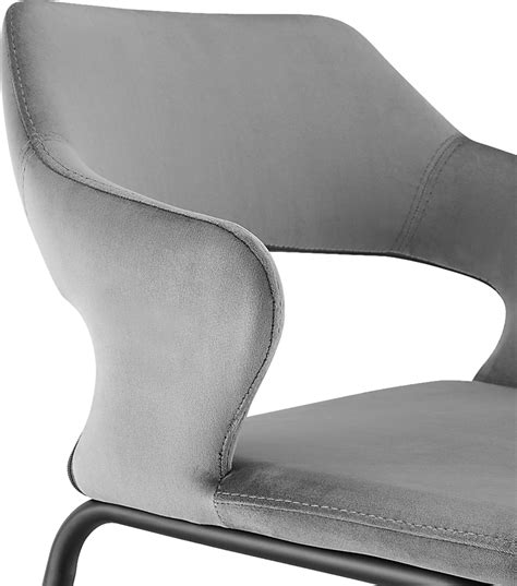 Besthada Gray Polyester Fabric Counter Stool | Rooms to Go