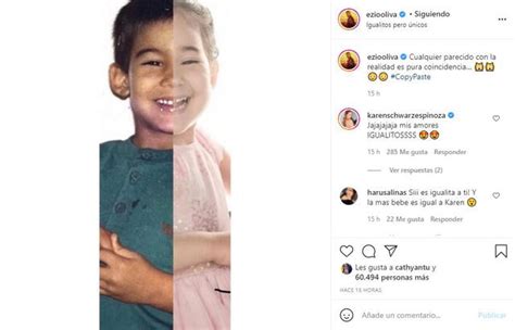 Instagram Ezio Oliva Muestra Foto De Su Infancia Y Sorprende Con