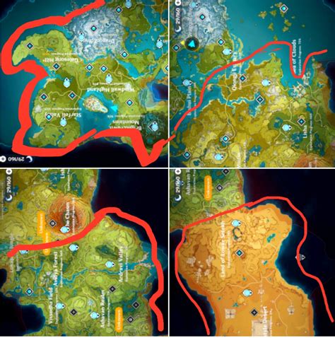 Teyvat Map Shape Genshin Impact HoYoLAB