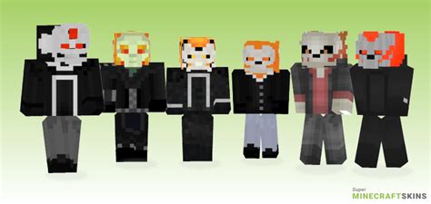 Ghost rider Minecraft Skins. Download for free at SuperMinecraftSkins