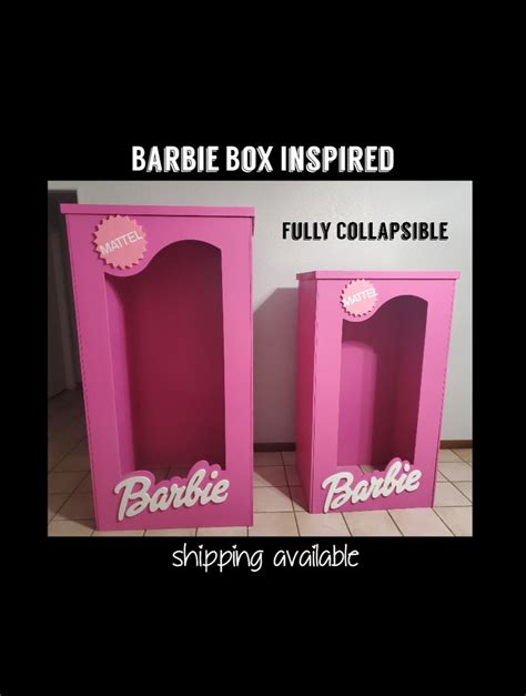 Barbie Box Inspired Collapsible Cceventpropdesign