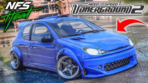 NOVO CARRO PEUGEOT 206 DO UNDERGROUND 2 NEED FOR SPEED HEAT CARRO