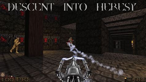 Quake Descent Into Heresy Heretic Quake Mod Showcase E1M1 The