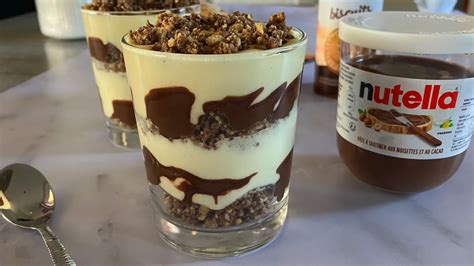 Tiramisu au Nutella et mascarpone prêt en 5 minutes Cuisine