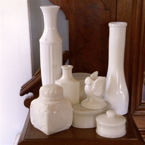 Vintage Milk Glass Collection Of Charming Pieces