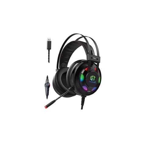 Standard Wired RGB Gaming Headphone, Black - GM012