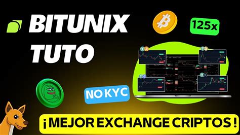 TUTORIAL DE BITUNIX MEJOR EXCHANGE CRYPTO SIN KYC 125X FUTUROS