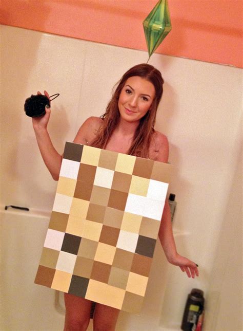 Helped My Sister Make The Ol Naked Sim Costume My Contribution Was