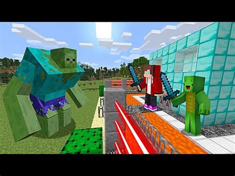 Mutant Zombie Vs Security House Minecraft Thanks To Maizen Jj And