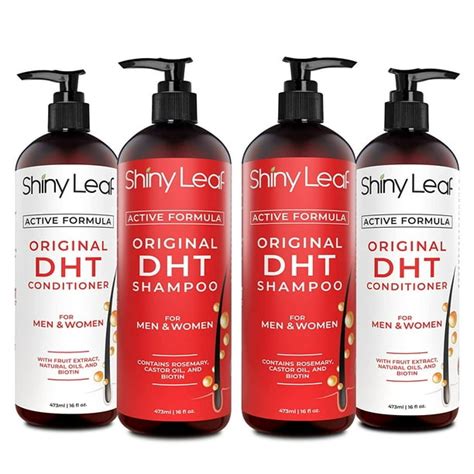 Dht Blocking Shampoo And Conditioner For Hair Loss With Biotin Anti Thinning Shampoo And