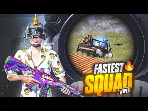 Fastest Squad Wipes In IPhone 15 BGMI MONTAGE BGMI YouTube