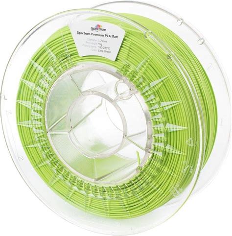 Spectrum Filaments PLA Matt 1 75mm Lime Green 1 Kg Pris