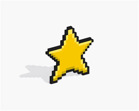 How To Make A Pixel Art Star Mega Voxels