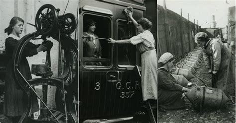 25 Amazing Photos Show British Womens Work During WWI Vintage Everyday