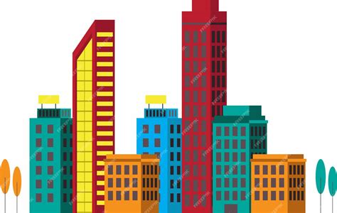 Premium Vector City Skyline Illustration