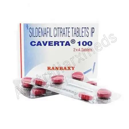 Caverta 100 Mg Sildenafil Citrate Medicine Australiarxmeds