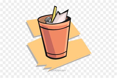 Trash Can Royalty Free Vector Clip Art Illustration Power Tools Clip