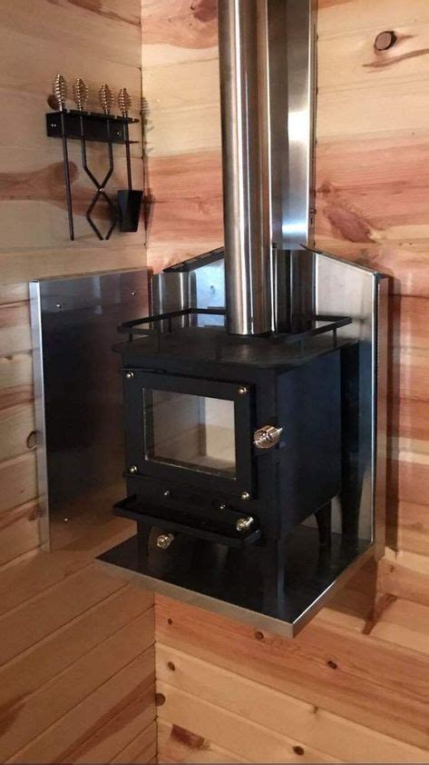 Installation Of Cubic Mini Grizzly Wood Stove And Flue Kit Artofit