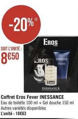 Promo Coffret Eros Fever Inessance chez Géant iCatalogue fr