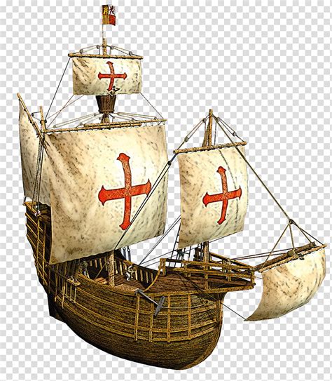 Columbus Day Vehicle Caravel Boat Watercraft Sailing Ship Carrack