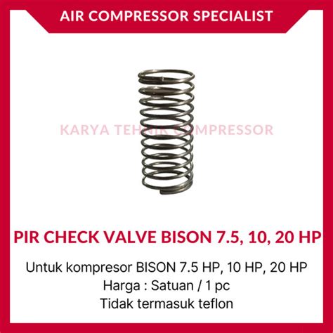 Jual Pir Isi Check Valve Kompresor Udara BISON 7 5 HP 10 HP 20 HP