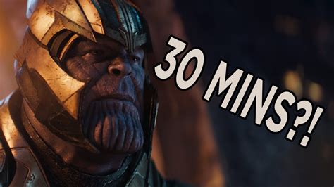 Avengers Infinity War Extended Thanos Cut Is Mins Longer Youtube