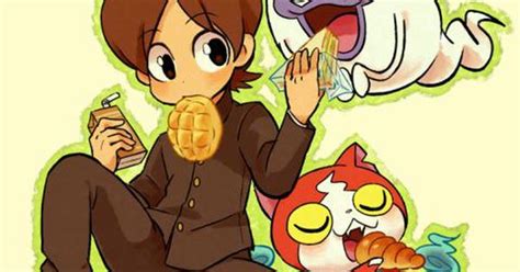 Yo Kai Watch Nate Keita Whisper And Jibanyan Yo Kai Watch Pinterest Whisper Anime