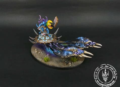 Herald Of Tzeentch On Burning Chariot Painted Commission Chaos Daemons Warhammer Ebay