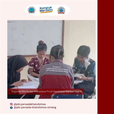 Kegiatan Matrikulasi Program Studi Pendidikan Bahasa Inggris