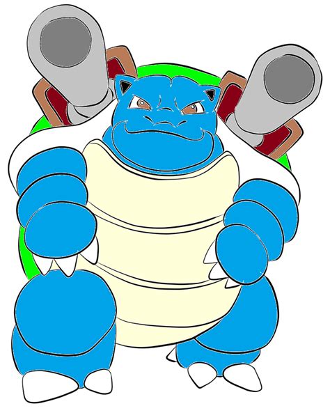 Shiny Blastoise by SakuraAlexia on deviantART