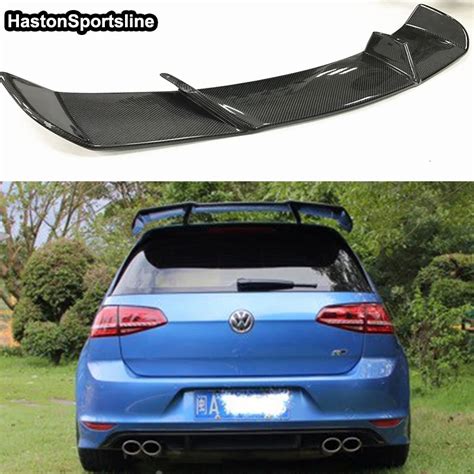 Golf 7 Mk7 Revozport Style Carbon Fiber Auto Car Roof Spoiler Wing For Volkswagen Vw Golf Vii