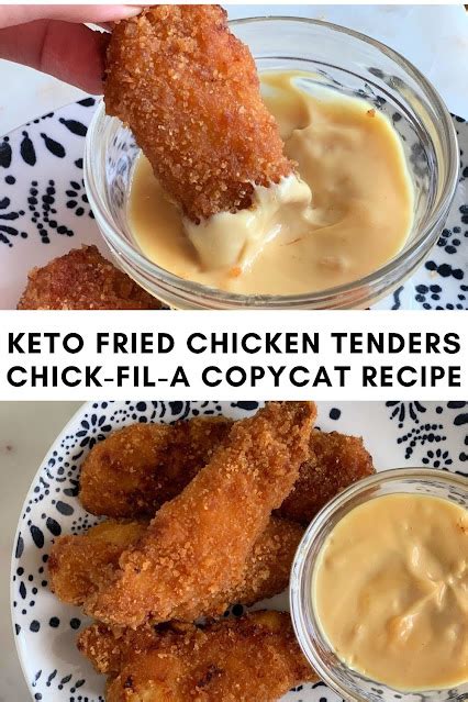 Keto Fried Chicken Tenders Chick Fil A Copycat Recipe Yanny Bakes