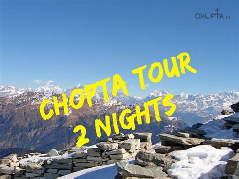 Chopta Travel Packages Book Chopta Camping Trekking Tours With