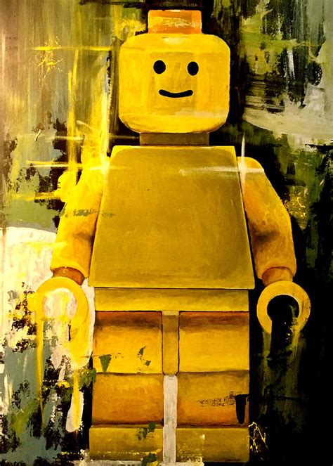 Lego Minifigure Painting By Jan Poncelet Pixels