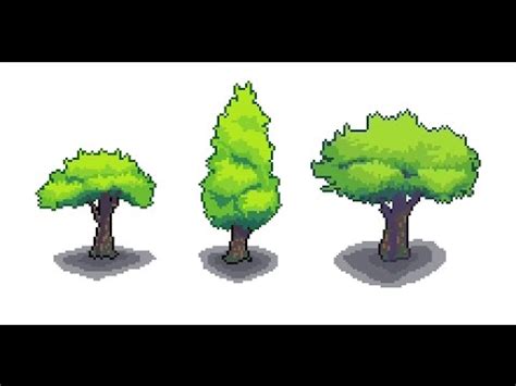 2D Pixel Art Tree