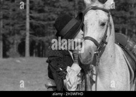 Romanian Actress Marga Barbu Playing In Drumul Oaselor 1980