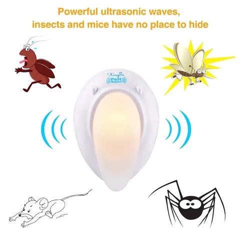 4 Pack Pest Repeller Light Electrical Mosquito Flying Insect Repellent