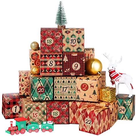 Cajas De Calendario De Adviento De Navidad Diy Env O Gratis