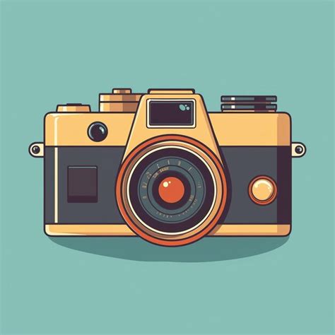 Premium AI Image | Digital slr old colorful camera art and film camera ...