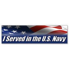 I Served in the U.S. Navy Bumper Stickers Exterior Car Accessories ...