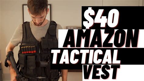 Amazon Tactical Vest Bug Out Vest Youtube