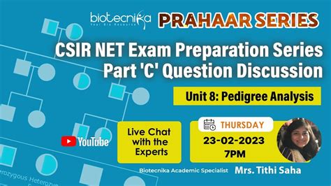 Csir Net Unit Pedigree Analysis Part C Question Discussion Youtube