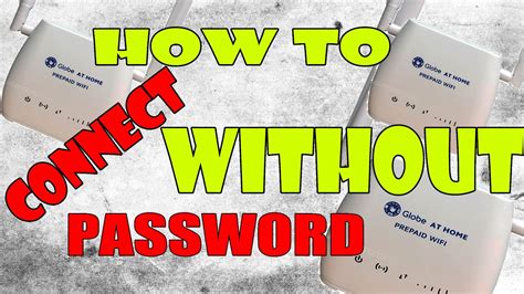 How To Connect To GlobeAtHome Prepaid Wifi WITHOUT USING PASSWORD ZLT