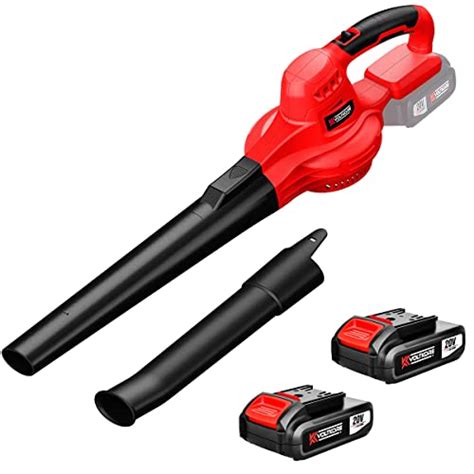 Leaf Blower, VOLTKORE 20V Cordless Leaf Blower, Electric Battery ...