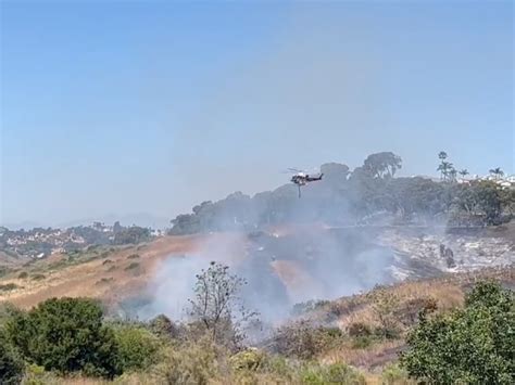 Crews Battle Acre Brush Fire In Laguna Niguel Tuesday Laguna Niguel